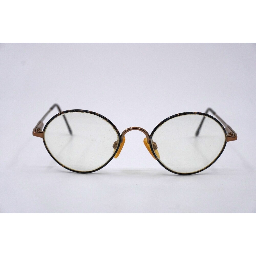Vintage Brooks Brothers BB 113 Eyeglass Frames Bronze Round Italy 49-19-135